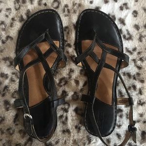 Born Gently Used Leather Sandals 7M
